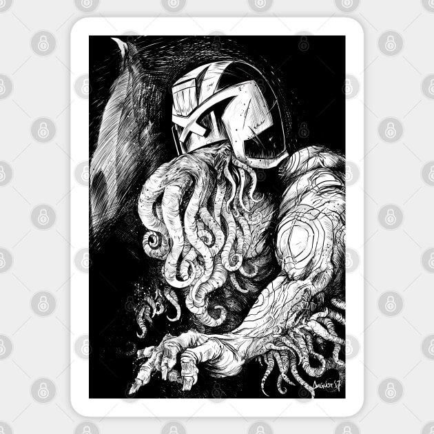 Judge Cthulhu Sticker by August